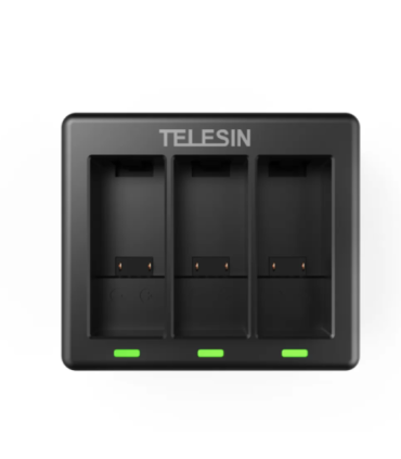3-slot charger Telesin for GoPro Hero 12 / Hero 11 / Hero 10 / Hero 9