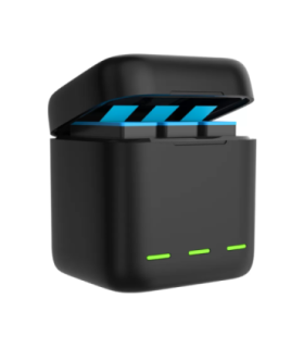 3-slot charger box Telesin  for GoPro Hero 12 / Hero 11 / Hero 10 / Hero 9