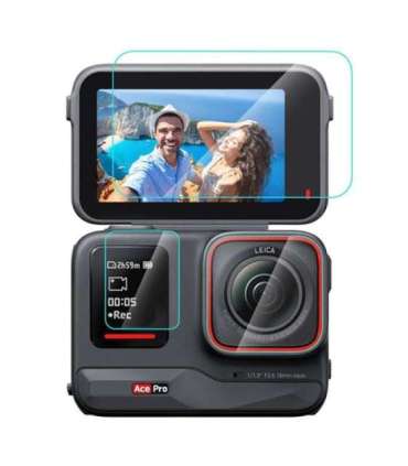 3 in 1 Tempered Glass Film PULUZ For Insta360 Ace Pro (PU951T)