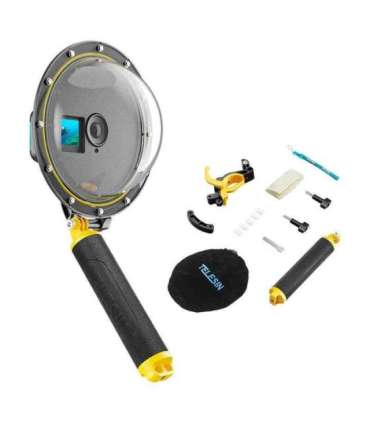 Waterpoof dome port Telesin for DJI Action 4 / 3