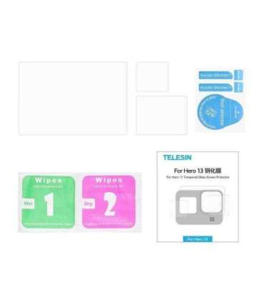 Telesin 3-in-1 Tempered Glass for GoPro Hero 13 Black (S6-FLM-07-TGP)