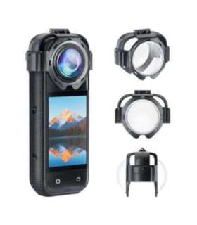 Puluz lens covers for Insta360 X5 camera (snap-on)