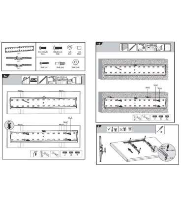Adjustable Wall TV Bracket 37-85"