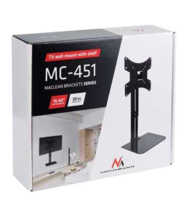 MACLEAN WALL MOUNT FOR TV WITH SHELF MC-451