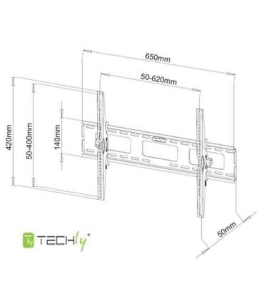 Techly 40-65" Wall Bracket for LED LCD TV Tilt" ICA-PLB 131L