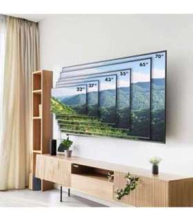 Maclean TV MC-412 Wall Mount Bracket 32"-70" VESA 400x400 45kg Tilting Universal Adjustable Spirit Level Mounting