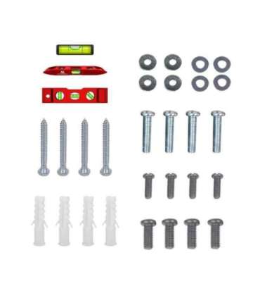 Maclean TV MC-412 Wall Mount Bracket 32"-70" VESA 400x400 45kg Tilting Universal Adjustable Spirit Level Mounting