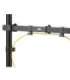 Maclean MC-883 monitor mount / stand 81.3 cm (32") Clamp Black