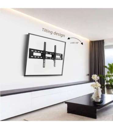 Maclean TV MC-421 Wall Mount Bracket 32"-90" VESA 600x400 80kg Tilting Universal Adjustable Spirit Level Accessories