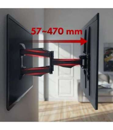 Maclean MC-781 TV mount 177.8 cm (70") Black