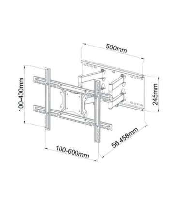 TV bracket 40 "-80" 60 kg ART AR-87
