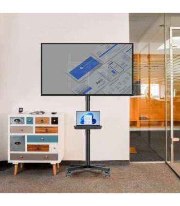 Maclean MC-949 TV Cart, Stand, Professional,32-55", on Casters, max. VESA 400x400, max. 25kg