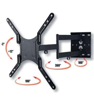 Techly 23-55 Universal LCD TV Wall Mount Bracket Black" ICA-PLB 136M