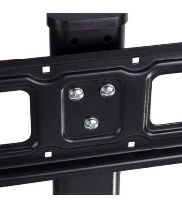 Maclean MC-450 Universal TV Stand for TV Cabinet max. 40kg, max. VESA 400x400 32-65" Tempered Glass Base 3-Level Height