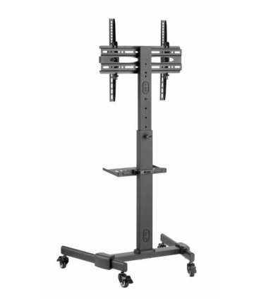 Gembird TVS-55T-01 TV floor stand with caster wheels (tilt), 32" - 55", black