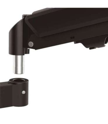 Maclean 2 monitor mount, gas spring, 17"-32", 2-10kg, black, MC-136