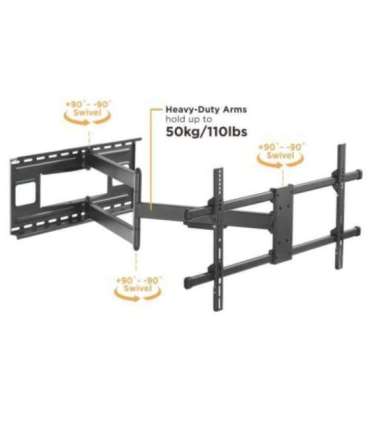 Techly ICA-PLB 490 TV mount 2.03 m (80") Black