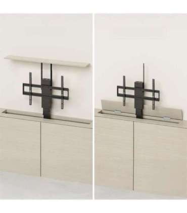 Maclean electric ceiling/floor mount, extendable, 43''-88'', VESA 600x400, max 60kg, 100-240V AC,50/60Hz