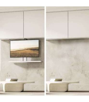 Maclean electric ceiling/floor mount, extendable, 43''-88'', VESA 600x400, max 60kg, 100-240V AC,50/60Hz