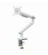 Desk mount for monitor LED/LCD 17-32" ART L-19GD gas assistance 2-9 kg 2x USB 3.0 White