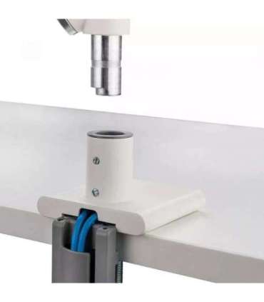 Desk mount for monitor LED/LCD 17-32" ART L-19GD gas assistance 2-9 kg 2x USB 3.0 White