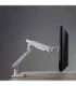 Desk mount for monitor LED/LCD 17-32" ART L-19GD gas assistance 2-9 kg 2x USB 3.0 White