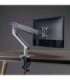 Desk mount for monitor LED/LCD 17-32" ART L-19GD gas assistance 2-9 kg 2x USB 3.0 White
