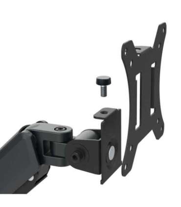 Maclean 2 monitor mount, gas spring, 17"-32", 2-10kg, black, MC-134