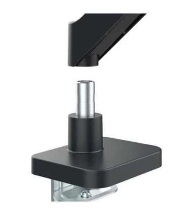 Maclean 2 monitor mount, gas spring, 17"-32", 2-10kg, black, MC-134