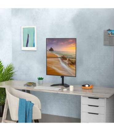 Techly ICA-LCD 2520V monitor mount / stand 68.6 cm (27") Desk Black