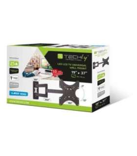 Techly 19-37" Wall Bracket for LED LCD TV Tilt 3 Joints Black" ICA-LCD 2903