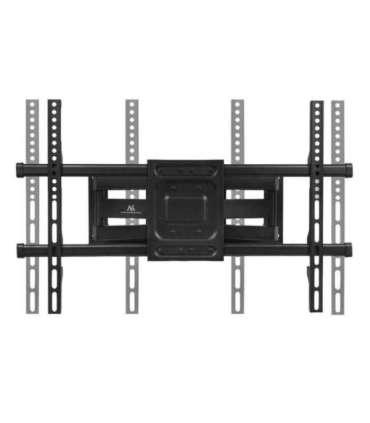 Maclean TV Mount, max VESA 600x400, 32-85", 60kg, horizontal and vertical angle adjustment, profile 65-390mm, black,