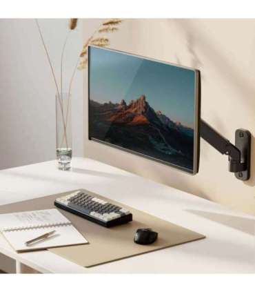 Maclean monitor wall mount, 17-27'', 7kg max, gas spring, MC-458