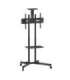 Manhattan TV & Monitor Mount, Trolley Stand, 1 screen, Screen Sizes: 37-65", Black, VESA 200x200 to 600x400mm, Max 40kg,