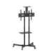 Manhattan TV & Monitor Mount, Trolley Stand, 1 screen, Screen Sizes: 37-65", Black, VESA 200x200 to 600x400mm, Max 40kg,