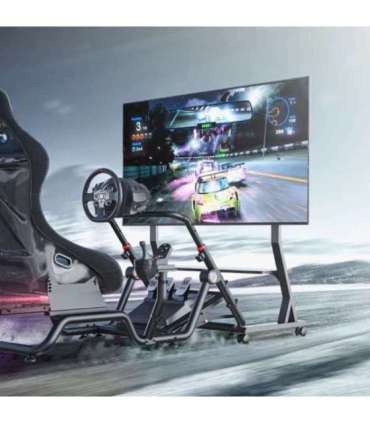 Techly Floor Stand with Shelf for 45-90" LCD/LED/Plasma TV