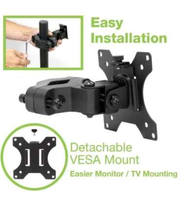 Techly ICALCD100BK Black Desk