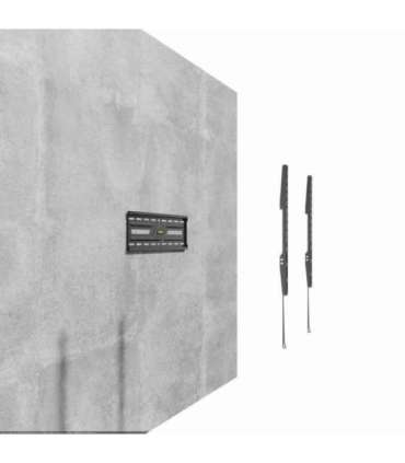 Gembird WM-75F-02 TV wall mount (fixed), 32”-75”, black