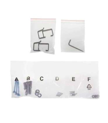 Maclean MC-417 Full Motion TV Monitor Wall Mount 13-32" 30kg max. VESA 100x100 Black Powder Coated Universal Holder