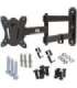 Maclean MC-417 Full Motion TV Monitor Wall Mount 13-32" 30kg max. VESA 100x100 Black Powder Coated Universal Holder
