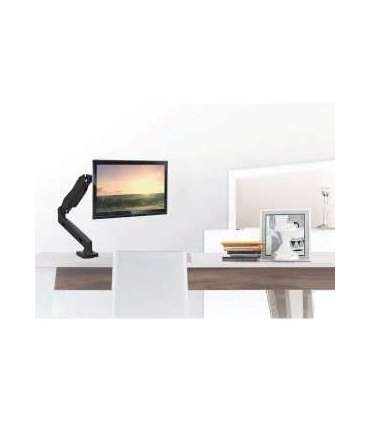 Maclean MC-860 monitor mount / stand 68.6 cm (27") Black Desk