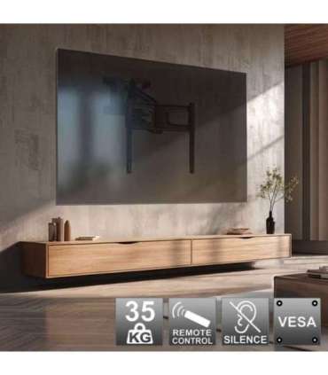Maclean MC-891 Electric TV Wall Mount Bracket with Remote Control Height Adjustment 37'' - 70" max. VESA 600x400 up to