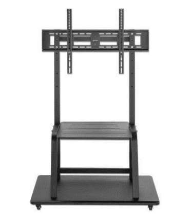 Manhattan TV & Monitor Mount, Trolley Stand, 1 screen, Screen Sizes: 37-100", Black, VESA 200x200 to 800x600mm, Max