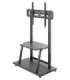 Manhattan TV & Monitor Mount, Trolley Stand, 1 screen, Screen Sizes: 37-100", Black, VESA 200x200 to 800x600mm, Max