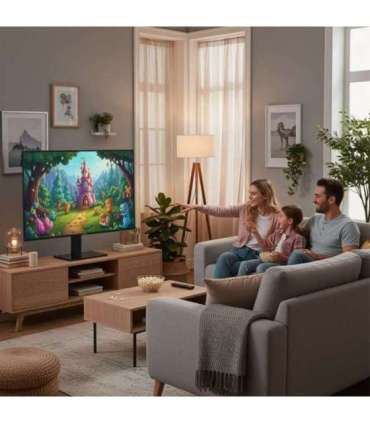 Maclean universal TV stand, for RTV cabinet, stand, max. 40kg, max. VESA 400x400, height and angle adjustment, for