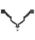 Tracer Double Armflex Monitor Mount, Black