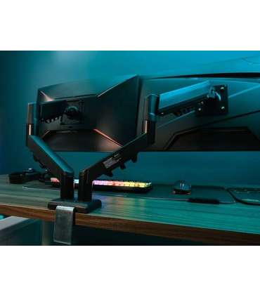 Tracer Double Armflex Monitor Mount, Black