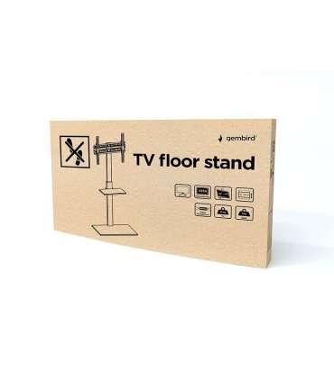 Gembird TVS-55T-02 TV floor stand, 32" - 55", black