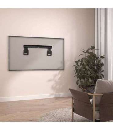 Maclean MC-481 Ultra Flat Slim TV Wall Mount Bracket Holder for 37-80" Flat Curved up to 75kg Max. VESA 600x400