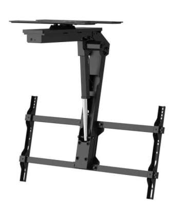 Maclean electric TV mount, ceiling mount, Tuya support, max. VESA 800x400, reg. in pos. +90°~-90°, for TV 43-86", max.